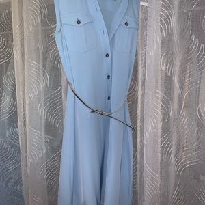 Calvin Klein baby blue dress